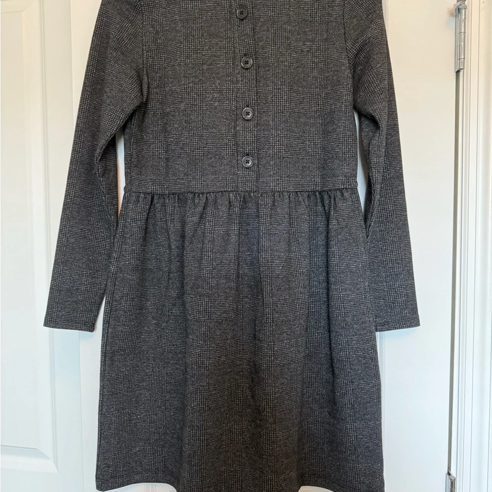 LOFT Black Sheath Dress Mock Neck Long Sleeve - Picture 2 of 3